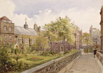 Staple Inn Hall from the Garden