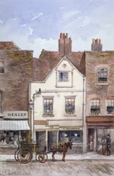 View of no 72 Cheyne Walk, Chelsea, London, 1883