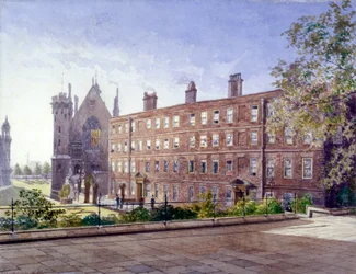 View of Nos 3 and 4 Garden Court, Middle Temple, London