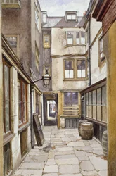 View of the Court Leading to the Adelphi Club, Westminster, London
