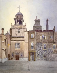 View of the North Side of Chapel Tower, Charterhouse, London