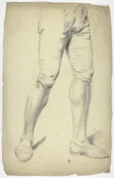 Legs of Boy Wearing Knickers