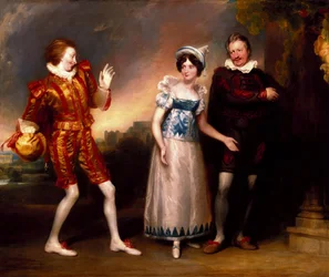 Master Page, Anne Page, and Slender