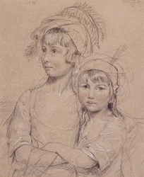 The Misses Rigby, the two daughters of Mr Rigby of Norwich, a celebrated surgeon, 1778