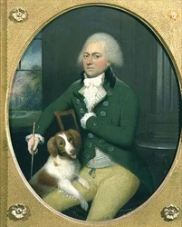 Portrait of a Gentleman with his Dog