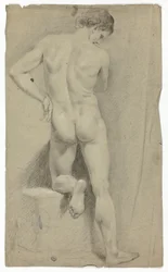 Standing Nude from the Back