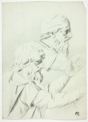 Two Men in Profile (from Bas Relief)