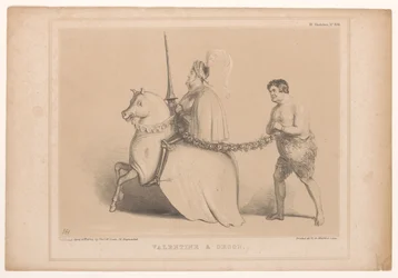Caricature with Prime Minister Robert Peel and Daniel O