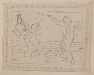 Aoife sends the Children of Lir to Wander the Sea