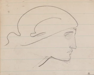Untitled [Female profile]
