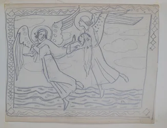 Untitled [Study for St Bride]