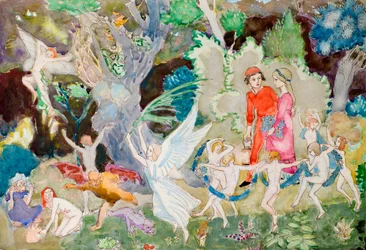 Yorinda and Yoringel in the Witches Wood