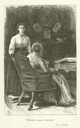 Illustration for Phineas Finn by Anthony Trollope