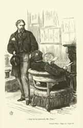 Illustration for Phineas Finn by Anthony Trollope