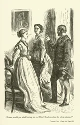 Illustration for Phineas Finn by Anthony Trollope
