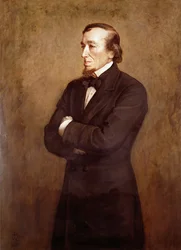 Portrait of Benjamin Disraeli (1804-1881) Earl of Beaconsfield, 1881