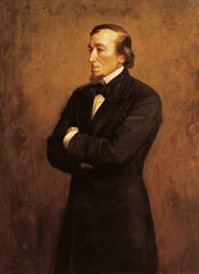 Portrait of Benjamin Disraeli, I Count of Beaconsfield