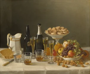 Wine, Cheese, and Fruit