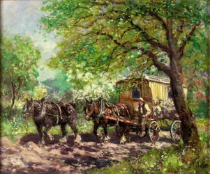 Two Horses and a Caravan