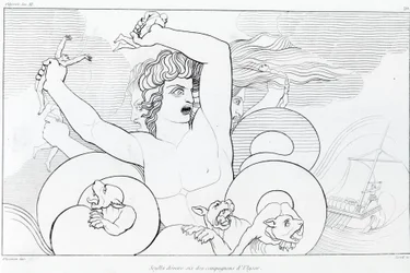 Episode of Charybdis and Scylla: six of Ulysses