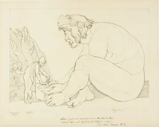 Polyphemus Begging Ulysses for More Wine