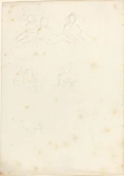 Studies of Seated and Reclining Figures