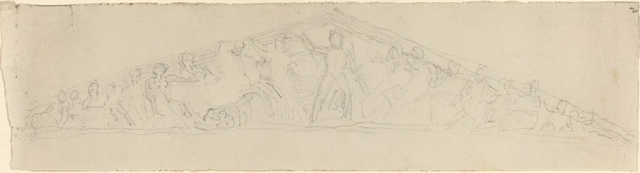 Study for Reconstruction of West Pediment of the Parthenon