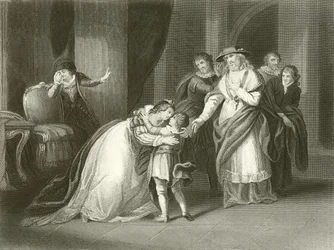Elizabeth Queen of Edward IV Parting with Her Son the Duke of York