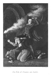 Scene from Old St Pauls by William Harrison Ainsworth