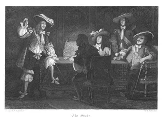 Scene from Old St Pauls by William Harrison Ainsworth