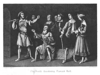 Illustration for The Plague of London (1665) for William Harrison Ainsworth Old Saint Paul