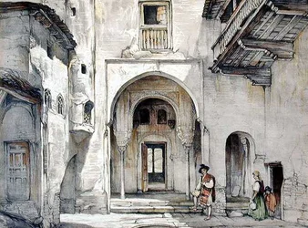 The Entrance to the Mosque, from 