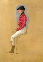 Portrait sketch of Mr Allen McDonough for 