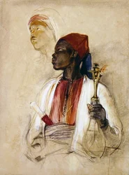 Study for the Pipe Bearer, c.1856