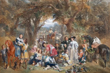 Fête Champêtre in the Time of Charles II, 1852