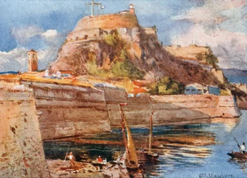 Corfu. The Old Fort from the South