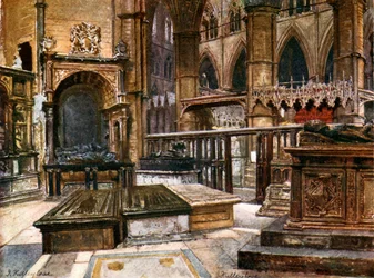 Earl Brasses and Picturesque Tombs in St Edmund