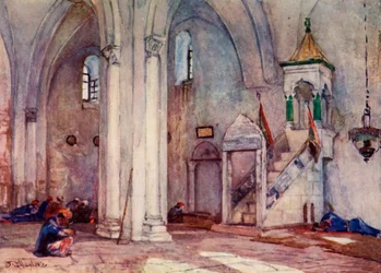 Interior of Mosque at Samaria