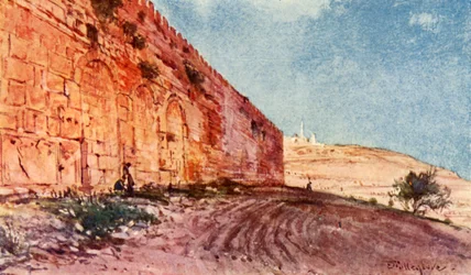 Jerusalem - The Triple Gate of The Temple Area, 1902