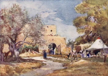 Mediaeval Building outside the North Wall of Jerusalem