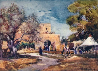 Medieval Building Outside the North Wall of Jerusalem, 1902