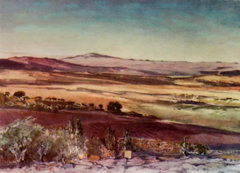 Mount Hermon from the Slopes of Tabor