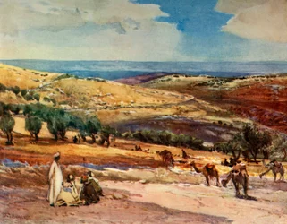 On the Road from Jerusalem to Bethany, 1902