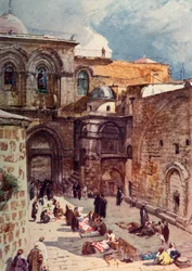 The Forecourt of the Church of the Holy Sepulchre, 1902