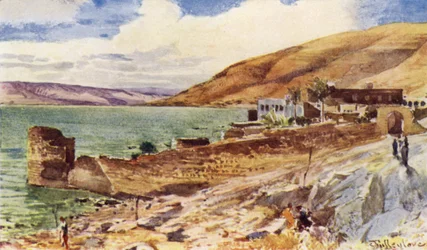 The Lake of Galilee, looking South from Tiberias