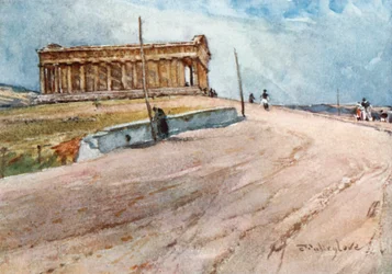 The Temple of Theseus from the North-West