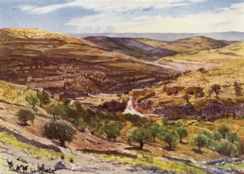 Valley of Hinnom, with Hill of Offence