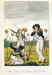 The Skulls of Lieu Leppar, Six of His Men, by J.G. Stedman