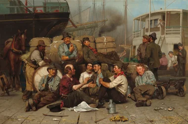 The Longshoremens Noon, 1879