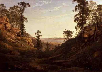 The River Derwent and Hobart Town, Tasmania